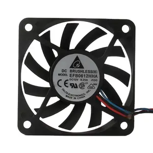 delta 24V 48V DC12V 0.25A EC AC 60X60X10mm 6010 6cm High air volume chassis equipment axial flow exhaust EFB0612HHA cooling fan