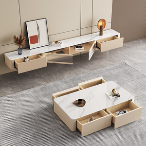 Armario de TV flotante, soporte de televisión de madera montado en la pared, <span class=keywords><strong>muebles</strong></span> de sala de estar <span class=keywords><strong>para</strong></span> Hotel y Casa, 2023 - Product Image 4