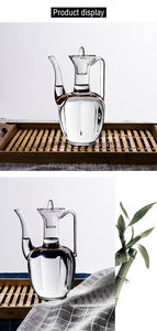 Offres Spéciales! Verre D'<span class=keywords><strong>alcool</strong></span> Bien Flacon Haute Borosilicate Décoratif Mini Verre Pictcher Potable Eau Cruches Ensemble Vin/thé Pot Bouilloires - Product Image 2