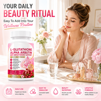 Comprimés de L-Glutathion et Alpha Arbutine OEM ODM pour la Santé et la Beauté de la Peau, Complément Nutritionnel, Marque Privée, Vente en Gros