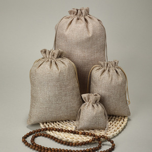 Sacchetti <span class=keywords><strong>in</strong></span> Iuta con Coulisse Economici per Scarpe, Artigianato, Caffè, Decorazione Casa, Antipolvere, Lavabili, Confezione Regalo con Basso MOQ - Product Image 2