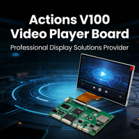 Acciones V100 MPEG/MP3/WMA/AAC Formatos de decodificación de audio Tarjeta TF expandible 128GB para sistema de visualización de productos de pedido de autoservicio