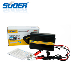 Cargador solar inteligente Suoer 12V 24V 20A pantalla digital batería de coche portátil automática AC DC <span class=keywords><strong>carga</strong></span> rápida modelo eléctrico móvil - Product Image 4