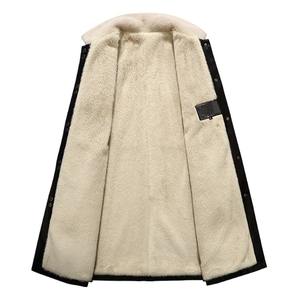 แจ็กเก็ต<span class=keywords><strong>หนัง</strong></span> Pu สำหรับผู้หญิง,เสื้อโค้ทผ้าฟลีซให้ความอบอุ่<span class=keywords><strong>น</strong></span>ความยาวระดับกลางๆแฟชั่<span class=keywords><strong>น</strong></span>แบบกำห<span class=keywords><strong>น</strong></span>ดเองสำหรับฤดูห<span class=keywords><strong>น</strong></span>าว - Product Image 4