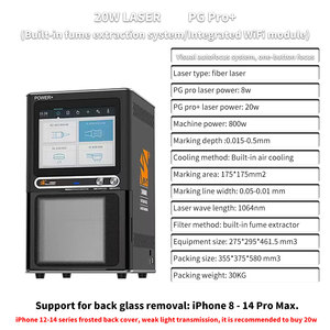 M-Triangel 20W <span class=keywords><strong>2023</strong></span>, la Más Reciente <span class=keywords><strong>Mini</strong></span> Máquina Automática para iPhone 8, X, 13, 14, 15 Pro Max, Reparación de Vidrio Trasero Roto, Eliminación de Vidrio, Máquina de Corte Láser - Product Image 4