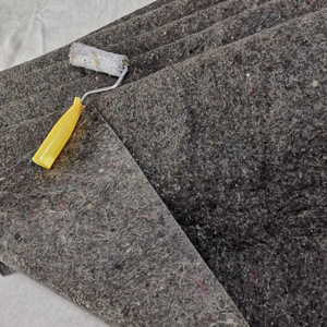Vlies de <span class=keywords><strong>peintre</strong></span> en polyester écologique |   Tapis de sol protecteur amovible avec grip en <span class=keywords><strong>grille</strong></span> - Product Image 4