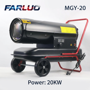 Calentador de Combustible Diésel Portátil Pequeño de 20KW, Calentador de Aire a Queroseno para Gallineros, Ventilador para Invernaderos, Calentador de Diésel - Product Image 1
