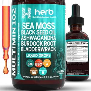 OEM/ODM, gotas de musgo marino, etiquetas privadas, vitaminas, bueno para el sistema inmunológico del recién nacido - Product Image 1