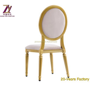 Wholesale Hotel Dining Furniture Manufacturer Stackable Metal Moroccan Round Back Banquet <b>Chair</b> - Product Image 4