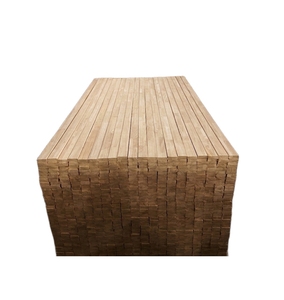 Panneau en bois d'ingénierie de précision en bois de caoutchouc massif lamellé-collé pour armoires sur mesure et design intérieur - Product Image 1