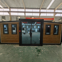 Maison modulaire en conteneur, maison préfabriquée en conteneur pour l'extérieur