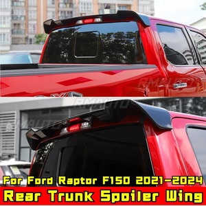 สปอยเลอร์หลังคาท้ายรถ สปอยเลอร์หลังคา ชุดแต่งสำหรับ Ford Raptor F150 2021-2024 อุปกรณ์ตกแต่งรถยนต์ - Product Image 3