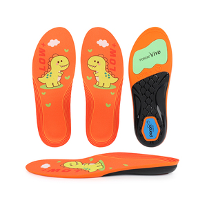 Semelles orthopédiques JOGHN PU PORON OEM à marque privée, respirantes, avec 3 niveaux de soutien de la voûte plantaire pour pieds plats, pour enfants - Product Image 6