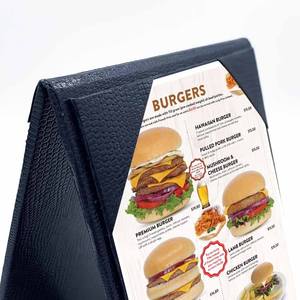 Soporte de Mesa Giratorio de 2 Vistas para Menús de Restaurante, Exhibidor de Tarjetas, Precio de Fábrica - Product Image 3