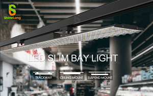 ShineLong Projecteur LED sur rail ultra-mince 75W UGR<19 CRI90 150LM/W pour supermarchés, commerces de détail et bureaux - Product Image 2