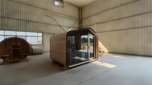 Casas de sauna tradicionales domésticas y comerciales, piscinas al aire libre, sauna al por mayor de fábrica de madera maciza de alta calidad. - Product Image 5