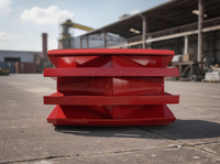 Polea de Accionamiento de Ala de Acero Resistente JUXIN para Cintas Transportadoras, con Rodamiento de Bolas, para Equipos de Transporte de Materiales