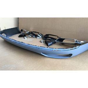 Kit de carrosserie de voiture le plus vendu diffuseur de pare-chocs arrière avec gorge de queue pour <span class=keywords><strong>Audi</strong></span> A8 <span class=keywords><strong>S8</strong></span> D4 à <span class=keywords><strong>W12</strong></span> Style 2011-2015 - Product Image 2