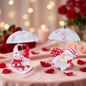 Figura de Resina Personalizada, Estatua de Enano para el Día de San Valentín - Decoración Adorable para el Hogar, Dulce Adorno para el Día de San Valentín - Product Image 1