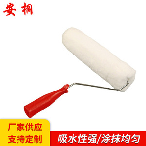 Rouleau à peinture en mousse 18 mm, long, blanc, velours, couleur unie, pour murs intérieurs et extérieurs, peinture au latex, matériaux de construction, bricolage - Product Image 4