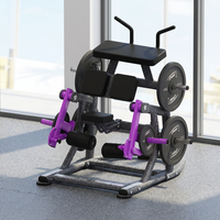 Machine à flexions de jambes debout, équipement de salle de sport commercial, machine de fitness pour l'entraînement des muscles des jambes