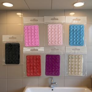 Ventosa con adhesivo de silicona y cuentas de PVC para montaje en pared y organización - Product Image 3