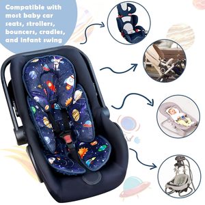 Inserto per <span class=keywords><strong>seggiolino</strong></span> <span class=keywords><strong>auto</strong></span> reversibile per neonate, morbido cuscino per <span class=keywords><strong>seggiolino</strong></span> <span class=keywords><strong>auto</strong></span> perfetto per seggiolini <span class=keywords><strong>auto</strong></span> - Product Image 4