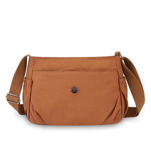 Women's Crossbody Bag Horizontal Square Water Resistant Solid Color Everyday Outfits Large Capacity Shoulder Bag Spring 2025 - Product Image 3