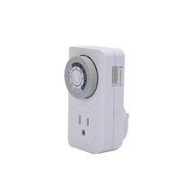 Timer mekanis 24 jam untuk soket yang diatur, perlengkapan pencahayaan, pompa air, kipas, dan sakelar kontrol waktu