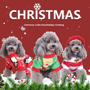 Divertido Vestido de Navidad y Halloween para Perros, Ecológico, Estampado Digital en Poliéster, Diseño de Reno y Copos de Nieve, <span class=keywords><strong>Regalo</strong></span> Promocional Empresarial - Product Image 3