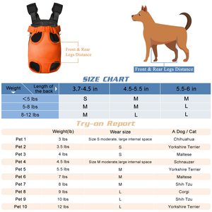 Sac à dos de transport pour animaux de compagnie réglable, sac de transport pour chiot respirant en maille, sac de transport pour chien avec pattes en extérieur - Product Image 5