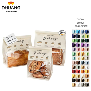 Bolsa de Embalaje para Baguettes Francesas con Ventana, Impresión Personalizada, <span class=keywords><strong>Papel</strong></span> de Grado Alimenticio para Panadería Francesa - Product Image 1