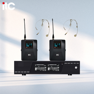 Micro không dây UHF, micro cài áo, micro tai nghe Audiotechnica dành cho trọng tài, hệ thống âm thanh công cộng, đám cưới, KTV - Product Image 2