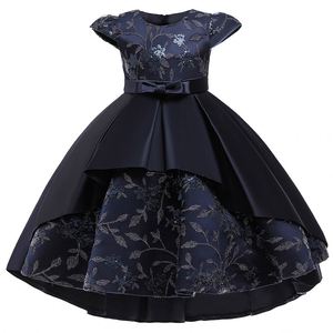 FSMKTZ 2021 Robe de demoiselle d'honneur Princesse Vêtements pour filles Tenues de fête d'anniversaire de mariage pour enfants Robes à traîne pour enfants de 3 à 10 ans - Product Image 3