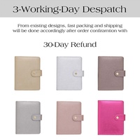 Carnet de budget en cuir à spirale AP-X85, best-seller Etsy, avec organiseur d'argent, stylo et enveloppes pour espèces