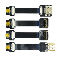 Câble plat FPC FFC 20 broches pour connecteur flexible, type C et D, pour FPV, TV, projecteur, antenne