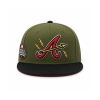 Casquette Snapback 5 Panneaux à Visière Courbe avec Broderies Nouveaux Designs – Casquette de Baseball Classique Ajustée pour Hommes – En Stock