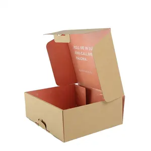 Custom Corrugated Mailer Box B flute 3mm Thick Cardboard subscription box packaging Shipping heavy duty cardboard boxes