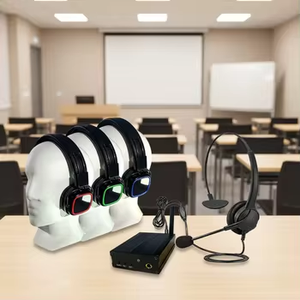 Customized Folding Over-ear Dual Module Silent Disco <strong>Headphones</strong> ENC Noise Cancelling Waterproof Earphones For Meditations Yoga - Product Image 4