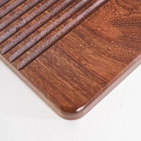 Tabla de lavar de madera maciza natural con asa, tabla de lavar ranurada de alta resistencia para lavar ropa a mano, logotipo personalizado OEM