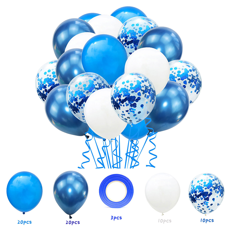 Bleu nuit bleu foncé paillettes blanches