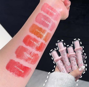 Brillo Labial <span class=keywords><strong>JOJO</strong></span> DIARY con Espejo de 6 Tonos, Diseño de Gato de Dibujos Animados, Tono Frutal de Baja Saturación para Maquillaje, Venta al Por Mayor - Product Image 5