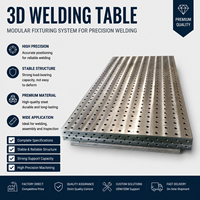 Table de soudage nitridée 3000x1500, établi de soudage modulaire 3D flexible et robuste