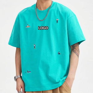 เสื้อยืดโอเวอร์ไซส์สีเขียวมะนาวสำหรับผู้ชาย ปักโลโก้ตามสั่ง ผ้าฝ้าย สตรีทแวร์ ทรงหลวม ขายส่ง ปี 2026 เป็นมิตรกับสิ่งแวดล้อม แห้งเร็ว ใส่สบาย - Product Image 2