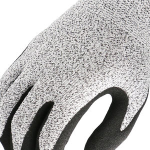 Gants de travail MaxiPact avec logo personnalisé, anti-coupure niveau 3, gants de sécurité pour travaux de construction, gants en nitrile enduits de sable - Product Image 6