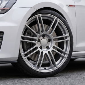 Rines Bku 5x112 para <span class=keywords><strong>VW</strong></span> MK8 Golf R MK7 GTI <span class=keywords><strong>GLI</strong></span> MK6 Audi RS3 S3 S6 TTRS de 17, 18 y 19 Pulgadas, Rines de Aleación Plateados Forjados Personalizados para Carreras - Product Image 5