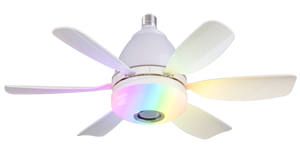 Control remoto de luz de ventilador de alta calidad 3CCT atenuación 3 velocidades de sincronización cuchillas coloridas con RGB CE RoHS UL FCC DOE CEC PSE TEMI RED - Product Image 5