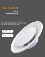 Diffuseur d'air rond à tourbillon réglable pour plafond, sortie d'air pour la ventilation