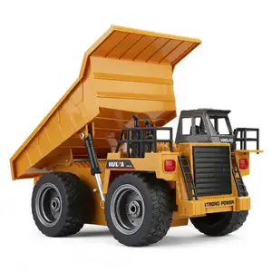 Offre Spéciale 1/18 télécommande camion à benne basculante jouet Simulation RC camion de Construction 2.4HZ ingénierie radiocommande voiture jouets