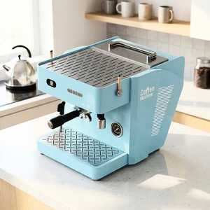 เครื่องชงกาแฟเอสเพรสโซ่กึ่งอัตโนมัติ ML80 ระบบทำความร้อนคู่ กำลังไฟ 2400 วัตต์ ความร้อนเร็ว พร้อมระบบสั่นสะเทือน ใช้งานในครัวเรือน หม้อต้มน้ำขนาด 3 ลิตร - Product Image 4